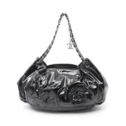 Pre-owned Leather shoulder-bags Chanel Vintage , Black , Dames