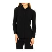 Zwarte Shirt NK Stijl Norma Kamali , Black , Dames