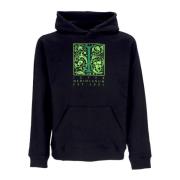 Zwarte Hoodie met Kangoeroezak Iuter , Black , Heren