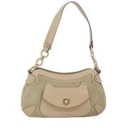 Pre-owned Suede shoulder-bags Salvatore Ferragamo Pre-owned , Beige , ...