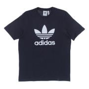 Trefoil Logo Tee Navy/White T-shirt Adidas , Blue , Heren