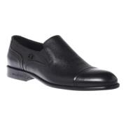 Slippers in black leather and tumbled leather Baldinini , Black , Here...