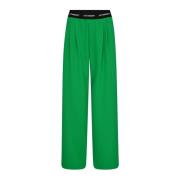 Groene Logo Pantalon Broek Co'Couture , Green , Dames