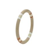 Pre-owned Fabric bracelets Hermès Vintage , Beige , Dames