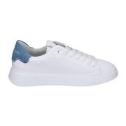 Lage Leren Sneakers voor Mannen Philippe Model , White , Heren