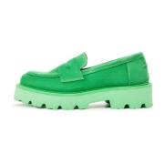 Instap Suède Loafers - Groen Cesare Gaspari , Green , Dames