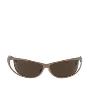 Pre-owned Plastic sunglasses Prada Vintage , Brown , Dames