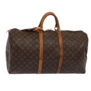 Pre-owned Canvas travel-bags Louis Vuitton Vintage , Brown , Dames