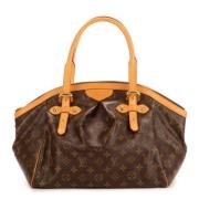 Pre-owned Canvas handbags Louis Vuitton Vintage , Brown , Dames