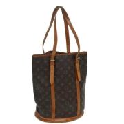 Pre-owned Canvas louis-vuitton-bags Louis Vuitton Vintage , Brown , Da...