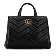 Pre-owned Leather gucci-bags Gucci Vintage , Black , Dames