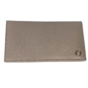 Pre-owned Leather wallets Bvlgari Vintage , Gray , Dames