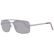 Gunmetal Pilot Zonnebril met Grijze Lenzen Guess , Gray , Heren