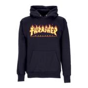 Godzilla Flame Hood Heren Hoodie Thrasher , Black , Heren