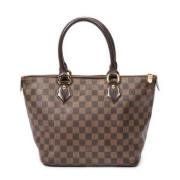 Pre-owned Canvas handbags Louis Vuitton Vintage , Brown , Dames