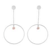 Pre-owned Rose Gold earrings Hermès Vintage , Gray , Dames