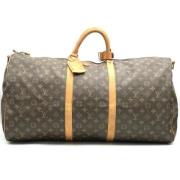 Pre-owned Canvas handbags Louis Vuitton Vintage , Brown , Dames