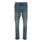 Coated Skinny Dark Tempest Jeans Purple Brand , Blue , Heren