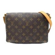 Pre-owned Canvas louis-vuitton-bags Louis Vuitton Vintage , Brown , Da...