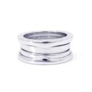 Pre-owned White Gold rings Bvlgari Vintage , Gray , Dames