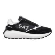 Multicolor Vetersluiting Sneakers Emporio Armani EA7 , Black , Heren