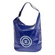 Pre-owned Canvas chanel-bags Chanel Vintage , Blue , Dames