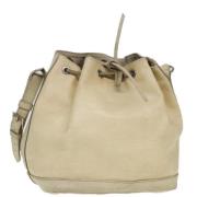 Pre-owned Leather louis-vuitton-bags Louis Vuitton Vintage , Beige , D...