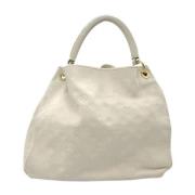 Pre-owned Canvas louis-vuitton-bags Louis Vuitton Vintage , White , Da...