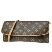 Pre-owned Canvas louis-vuitton-bags Louis Vuitton Vintage , Brown , Da...