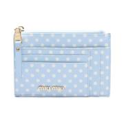 Pre-owned Canvas wallets Miu Miu Pre-owned , Blue , Dames