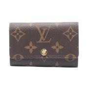 Pre-owned Canvas key-holders Louis Vuitton Vintage , Brown , Dames