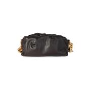 Pre-owned Leather clutches Bottega Veneta Vintage , Brown , Dames