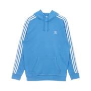 3-strepen Hoody Lange Mouw Sweatshirt Adidas , Blue , Heren