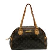 Pre-owned Canvas louis-vuitton-bags Louis Vuitton Vintage , Brown , Da...