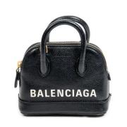 Pre-owned Leather shoulder-bags Balenciaga Vintage , Black , Dames