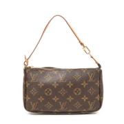 Pre-owned Canvas handbags Louis Vuitton Vintage , Brown , Dames