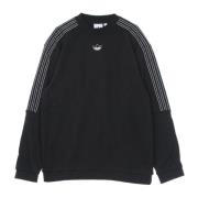 Zwarte lichtgewicht crewneck sweatshirt met logo Adidas , Black , Here...