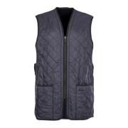 Polarquilt Vest/Zip-In Liner in Navy Barbour , Blue , Heren