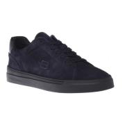 Trainers in dark blue suede Baldinini , Blue , Heren