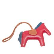 Pre-owned Leather key-holders Hermès Vintage , Red , Dames