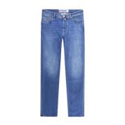 Denim 5-Pocket Jeans Broek Jacob Cohën , Blue , Heren