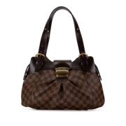 Pre-owned Canvas shoulder-bags Louis Vuitton Vintage , Brown , Dames