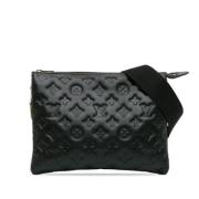 Pre-owned Leather louis-vuitton-bags Louis Vuitton Vintage , Black , D...