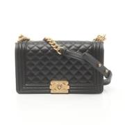 Pre-owned Fabric shoulder-bags Chanel Vintage , Black , Dames