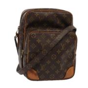 Pre-owned Canvas louis-vuitton-bags Louis Vuitton Vintage , Brown , Da...