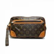 Pre-owned Fabric louis-vuitton-bags Louis Vuitton Vintage , Brown , Da...