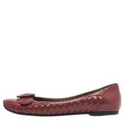 Pre-owned Leather flats Bottega Veneta Vintage , Brown , Dames