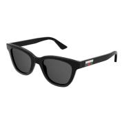 Zwart/Grijs Zonnebril Gg1116S Gucci , Black , Heren