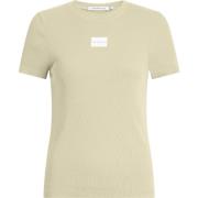 Beige T-shirt met Lycra® Freef!T® technologie Calvin Klein , Beige , D...