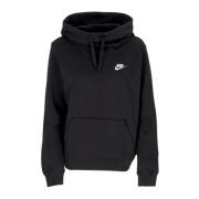 Sportswear Funnel-neck Hoodie Zwart/Wit Nike , Black , Dames